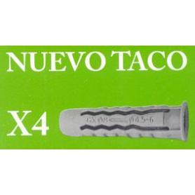 TACOS NYLON 10MM. X4 TIPO X CAJA 50