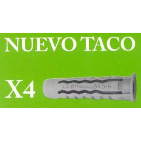 TACOS NYLON 10MM. X4 TIPO X CAJA 50