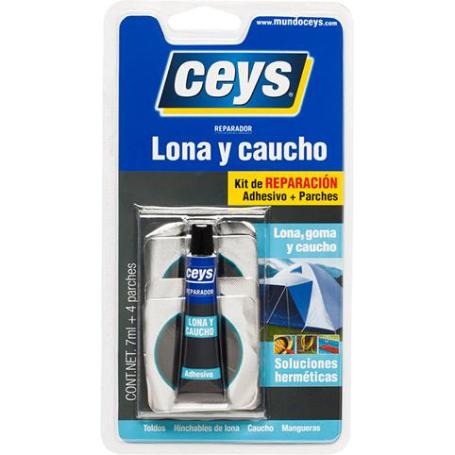 REPARADOR LONA/CAUCHO 7ML+ 4 PARCHES BLISTER