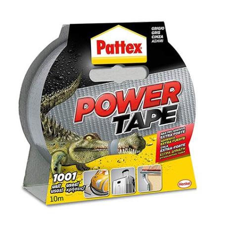 CINTA POWER TAPE 10MT. GRIS