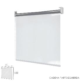 MAMPARA CORTINA ENROLLABLE PVC TRANSPARENTE, MEDIDAS 70 X 150 CM. CADENA LADO IZQUIERDO