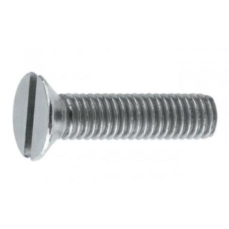 TORNILLO ROSCA METAL CABEZA PLANA DIN 965 ZINCADO LARGO 60MM METRICA M-5