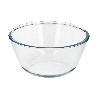 BOL DE CRISTAL, IDEAL PARA MEZCLAS. 1.5 LITROS. LIBRE BPA, CRISTAL DE BOROSILICATO.ENSALADAS, POSTRES, COCINA, RESP