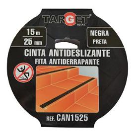 CINTA ANTIDESLIZANTE NEGRA 25MM. R/15MT.