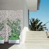 PANEL MOSAICO BLANCO 1X2MT.