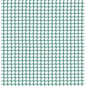 MALLA PLASTICO ECO 5X5MM 1M. VERDE  R/25M.