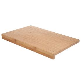 TABLA CORTAR COCINA FABRICADA EN MADERA DE BAMBU 100% CON BORDE 46X30,5 CM.TABLA CORTAR,CARNE PESCADO,VERDURAS,FRUT