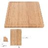 TABLA CORTAR COCINA FABRICADA EN MADERA DE BAMBU 100% CON RANURA 32X25,5 CM.TABLA CORTAR,CARNE PESCADO,VERDURAS,FRU