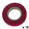 CINTA PARA ATADORA 11 X 0,15 MM. X 26 METROS ROJO (PACK 10 ROLLOS)