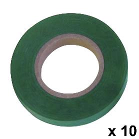 CINTA PARA ATADORA 11 X 0,15 MM. X 26 METROS VERDE (PACK 10 ROLLOS)