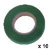 CINTA PARA ATADORA 11 X 0,15 MM. X 26 METROS VERDE (PACK 10 ROLLOS)