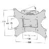 SOPORTE TV FIJO 13-37 35KG