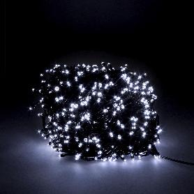 GUIRNALDA LUCES NAVIDAD 1000 LEDS COLOR BLANCO FRIO. LUZ NAVIDAD INTERIORES Y EXTERIORES IP44