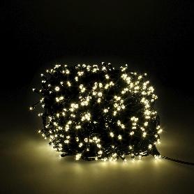 GUIRNALDA LUCES NAVIDAD 1000 LEDS COLOR BLANCO CALIDO. LUZ NAVIDAD INTERIORES Y EXTERIORES IP44