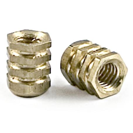 TUERCA EMBUTIR HEXAGONAL D6X8MM. M4 PARA POMO