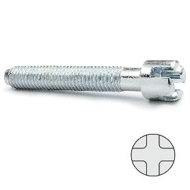 TORNILLO TORRES M8-60 ZINCADO 60MM MEDIDA TOTAL: CABEZA+ROSCA