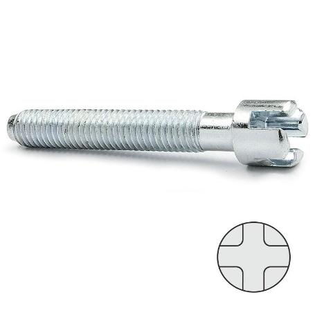 TORNILLO TORRES M8-60 ZINCADO 60MM MEDIDA TOTAL: CABEZA+ROSCA