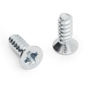 TORNILLO EURO 3,9X11 Ø6,8 CABEZA ACABADO ZINCADO ACABADO ZINCADO (CAJA 100)