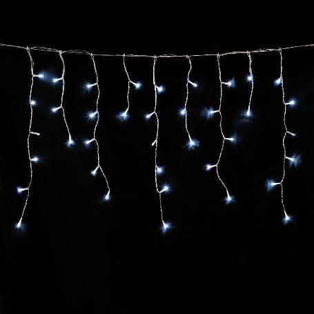 GUIRNALDA LUCES NAVIDAD CORTINA 5X1 METROS 182 LEDS BLANCO FRIO. LUZ NAVIDAD INTERIORES Y EXTERIORES IP44. CABLE TR