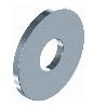ARANDELA PLANA DIN 9021 ACERO INOXIDABLE METRICA M-5 (CAJA 100)