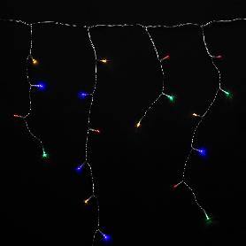 GUIRNALDA LUCES NAVIDAD CORTINA 10X1 METROS 345 LEDS MULTICOLOR. LUZ NAVIDAD INTERIORES Y EXTERIORES IP44. CABLE TR