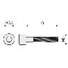 TORNILLO ROSCA METAL ALLEN DIN 912 NEGRO LARGO 100MM METRICA M-8