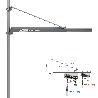 BRAZO SOPORTE PARA POLIPASTOS - CABRESTANTE CAPACIDAD DE CARGA DE 600 O 300 KG.