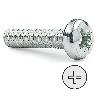 TORNILLO ROSCA METAL CABEZA ALOMADA DIN METRICA M-5 LARGO 25MM (CAJA 500)