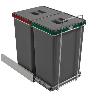 CUBO BASURA MAYOR CONTENEDORES 2X24L