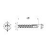 TORNILLO BROCA  ROSCA CHAPA CABEZA REDON LARG.R/CHAPA 13MM Ø ROSCA CHAPA 3.5MM (CAJA 1000)