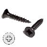 TORNILLO ROSCA MADERA CABEZA PLANA POZIDRIV NEGRO DIN 7505-A LARGO 16MM DIÁMETRO 4MM (CAJA 1000)