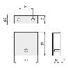 PINZA LATERAL CABINE INOXIDABLE PARED-TABLERO