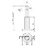 PATA TELESCOPICA 13-20CMS CABINE INOXIDABLE PARA TABLERO DE 13MM.-