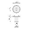 TUERCA UNION ALLEN.5 CABEZA BOMBATA Ø10 M8X16 NIQUELADO