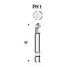 PUNTA ATORNILLAR MANGO 1/4 TORSION PH 25MM PUNTA ATORNILL PH3