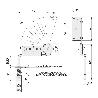 MECANISMO 1 JUEGO - 1 DERECHA + 1 IZQUIERDA 10P CROMO ANTIHILO 90-180º CON TUBO DE ENGANCHE METALICO Y ESCUADRA.