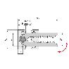 ENGANCHE DENTADO MOD/TAPIZADO C/ESC ADDO CON PLACAS EN ESCUADRA