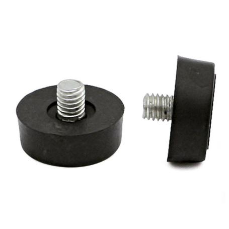 PIE NIVELADOR M6X6MM H14 Ø21 NEGRO PARA LAS BASES DEL PROVEEDOR 1190.