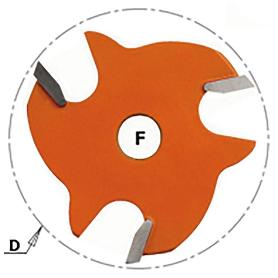 FRESA MAD.CIRCUL.RANURA 2,5MM 822.325.11