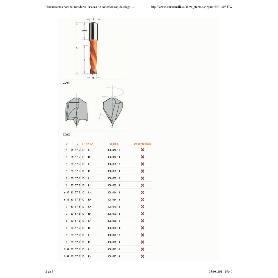 BROCA CIEGA CONEXIÓN RÁPIDA CMT 308 L-57.5MM ROTACIÓN IZQUIERDA BROCA 8MM