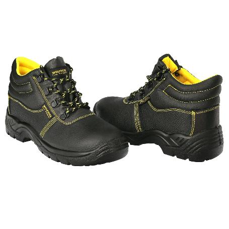 BOTAS SEGURIDAD S3 PIEL NEGRA WOLFPACK  Nº 42 VESTUARIO LABORAL,CALZADO SEGURIDAD, BOTAS TRABAJO. (PAR)