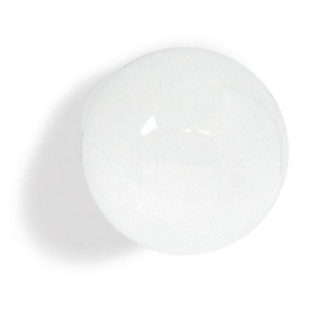 POMO BOLA TERRA D24 PLASTICO BLANCO