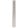 COLUMNA H710 Ø75 INOXIDABLE MATE PARA BASE PLANA