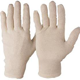 GUANTES ALGODON BLANCO 8-9 (CAJA 10)