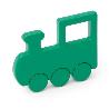 TREN TIRADOR PLASTICO 32MM. ELEGIR ACABADO. ACABADO VERDE CLARO