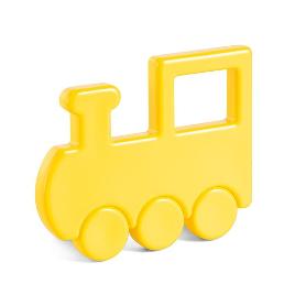 TREN TIRADOR PLASTICO 32MM. ELEGIR ACABADO. ACABADO AMARILLO