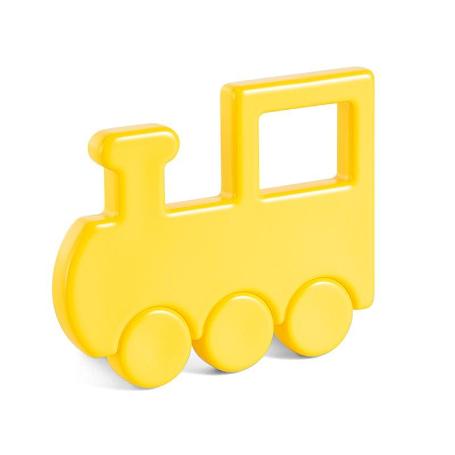 TREN TIRADOR PLASTICO 32MM. ELEGIR ACABADO. ACABADO AMARILLO