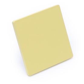 RUMENA TIRADOR PLASTICO BLANCO 64MM. ELEGIR ACABADO. ACABADO AMARILLO