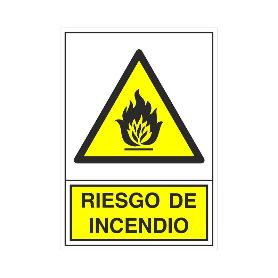 SEÑAL 319 PLAST.345X245RIESGO INCENDIO