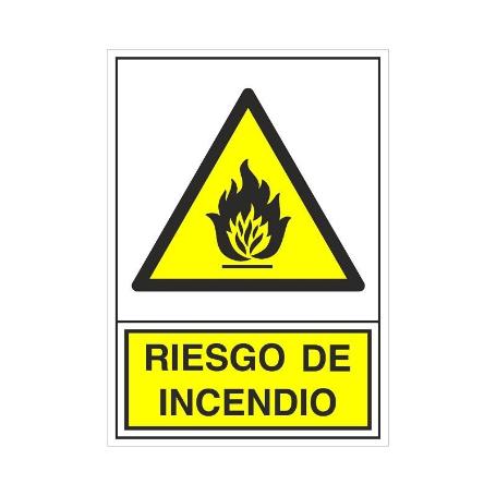 SEÑAL 319 PLAST.345X245RIESGO INCENDIO